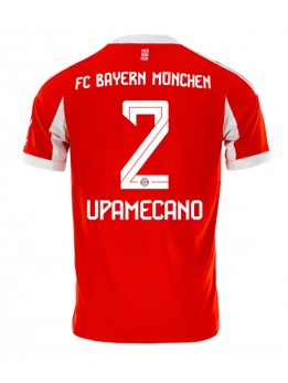 Bayern Munich Dayot Upamecano #2 Replika Hemmakläder 2025-26 Kortärmad